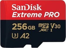 Image of SanDisk 256GB Extreme PRO microSD UHS-I Card • SanDisk 256GB Extreme PRO microS