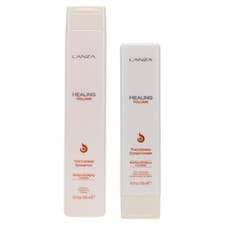 Image of L'ANZA Healing Volume Thickening Shampoo 10.1 oz & Conditioner 8.5 oz Combo Pack