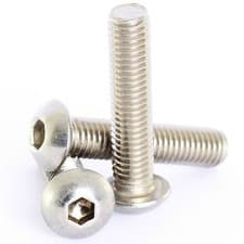 Image of 2mm M2 A2 STAINLESS STEEL HEX SOCKET BUTTON HEAD ALLEN BOLTS SCREWS ISO7380