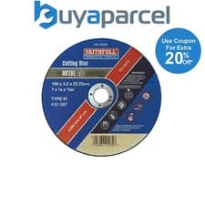 Image of Faithfull Metal Cut Off Disc 180 x 3.2 x 22.23mm FAI1803M