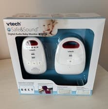 Image of VTECH Safe & Sound Digital Audio Portable Baby Monitor BM1000 LED Indicator NEW
