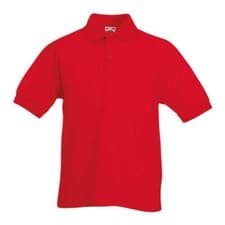 Image of Fruit Of The Loom Kids 65/35 Piqué Polo