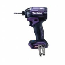Image of Makita TD002GZAP Rechargeable Impact Driver 40Vmax Brushless Purple Body Only
