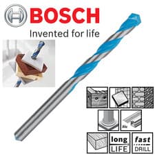 Image of Bosch Multi Construction Drill Bits Masonry Concrete Wood Drill Bit Tile