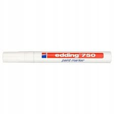 Image of Edding 750 Permanent Paint Marker, White, 2-4mm Line, Waterproof, Fade Resistant