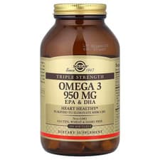 Image of Solgar, Omega 3, EPA & DHA, Triple Strength, 950 mg, 50 - 100 Softgels Free P&P