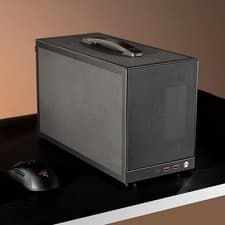 Image of CPS K101 MESH GY Mini ITX PC Case, Support ITX Motherboard, SFX PSU, CPU Cooler