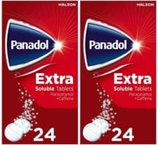Image of Panadol Extra Soluble Tablets - 500mg/65mg - Caffeine - 24 x 2 PACK