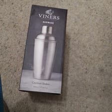 Image of Viners Barware Stainless Steel Cocktail Shaker Silver 500mlGift For Any Occasion