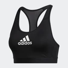 Image of adidas Dont Rest Alphaskin Sports Bra Womens Fitness Top Gym Black Blue Grey
