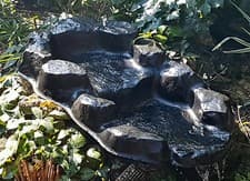 Image of Waterfall Garden Pond Water Feature Stream Rock Pool Water Course Straight 