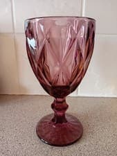 Image of Ravenhead gemstone pink wine glass