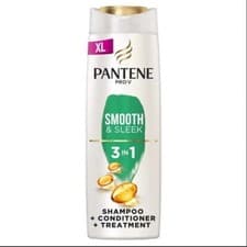 Image of XL Pantene Pro-V Smooth & Sleek 3 in 1 Shampoo Conditioner & Treatment 600ml