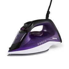 Image of Steam Iron Dry & Wet Ceramic Non-Stick Gliding Soleplate Vertical Steam 2400W