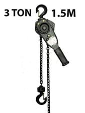 Image of Manual Lever Hoist Ratchet 3 Ton 3000kg 1.5m Heavy Duty Lifting Pulling Chain
