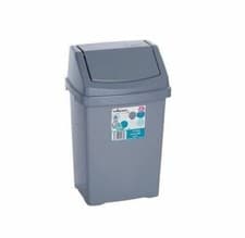 Image of Plastic Swing Bin 50 15 25 8 Litre Home / Office / Kitchen Rubbish Waste Dustbin