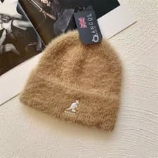 Image of New Kangol Kangaroo Knitted Hat, Knitted Head Cap, Winter Warm Velvet Hat