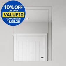Image of Bathroom Mirror Rectangular Modern Frameless Bevelled Wall Mounted 500 x 700mm