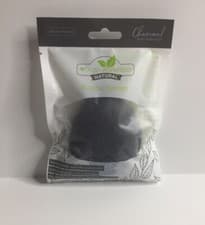 Image of BRUSHWORKS Konjac Sponge - Charcoal - Exfoliating Sponge - New