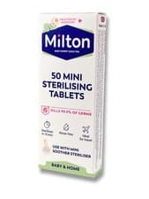 Image of Milton Mini Sterilising 50 Tablets - Pack of 1
