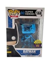 Image of Funko Pop! Heroes: DC Super Heroes - Batman (Blue Chrome) #144 - Toy Tokyo San D