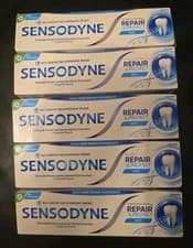 Image of Sensodyne Repair &Protect Toothpaste with Novamin 75ML X 5 Mint Stronger Repair