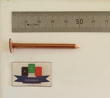 Image of Copper Clout Nails (50mm Length/3.35mm Gauge)
