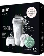 Image of Braun Silk-épil 7 Epilator SE7-081 SKIN SPA All-in-one +6 Extras