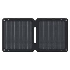 Image of Portable and foldable 14W solar panel, waterproof IPX4 with USB and USB-C ports