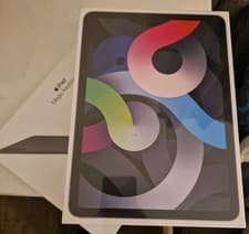 Image of Brand New, Apple iPad Air 4th Gen (10.9-inch, Wi-Fi, 64GB) Space Gray & keyboard