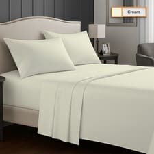 Image of 35CM Deep Fitted Sheet 100% EGYPTIAN Cotton 400 Thread Count SINGLE DOUBLE KING