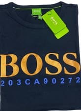 Image of HUGO BOSS BRAND NEW STYLIST SHORT SLEEVE CREW NECK T-SHIRT