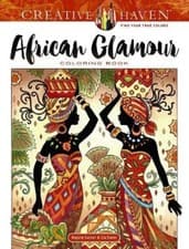 Image of Marjorie Sarnat Creative Haven African Glamour Coloring Book (Paperback)