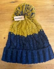 Image of Beechfield Apres Chunky Cable Knit Beanie with Thermal Band and Pom Pom