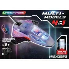 Image of Laser Pegs Multi-Models 4-in-1 Microhawk