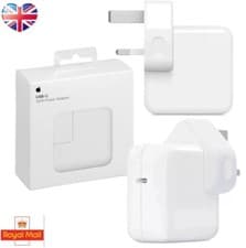 Image of Genuine Apple 30W USB-C MacBook/iPhone/iPad Pro UK Wall Charger Power Adapter