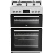 Image of Beko FDD6231W Free Standing Dual Fuel Cooker with Gas Hob 60cm White A