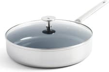 Image of Blue Diamond Cookware Triple Steel Stainless Steel 28cm 3.6L Sauté Pan Oven Safe