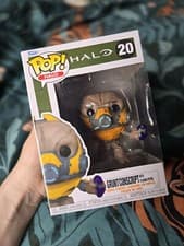 Image of Funko Pop! Halo Infinite Grunt Conscript w/ Plasma Pistol #20 Vinyl Figure 2021