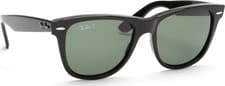 Image of Ray-Ban Wayfarer Polarised Sunglasses Gloss Black RB2140 901/58 54mm SUMMER 2026
