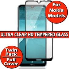 Image of Tempered Glass Screen Protector For Nokia G10, G11, G20, G21 and X20 Full Cover