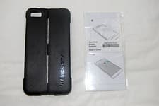 Image of Genuine Original BlackBerry Z10 Black Transform Shell Case Cover ACC-49533-201