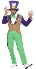 Image of Mad Hatter Adult Fancy Dress Costume Large (Chest 42"- 44")