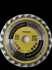 Image of Fusionfix Circular Saw Blade Wood 210mm x 30mm 24T+Bore Reducer Available
