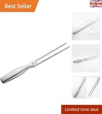 Image of Elegant 10.6 Inch Stainless Steel Carving Fork with Ergonomic Handle for Comfort