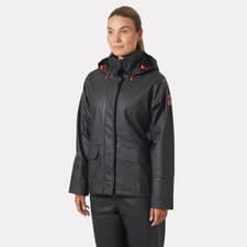 Image of Helly Hansen Womens luna rain jacket #70286 990 Black *EL232