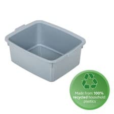 Image of Addis Eco Range Sustainable 12L Rectangle 5 Star Bowl - Light Grey
