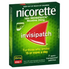 Image of 4 x Nicorette Invisi 25mg Patch - Total 28 Patches