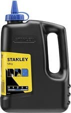Image of Stanley Tools Chalk Line Large Refill 1.0kg 2.5lb Blue Powder 1-47-917