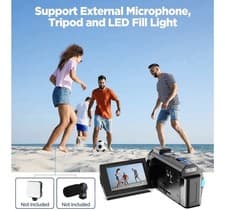 Image of 4K 24fps Ultra HD Action Camera with Accessories Unbranded UHD